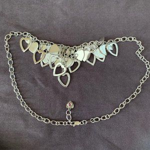 Beautiful One of a Kind Designed Silver Heart Necklace